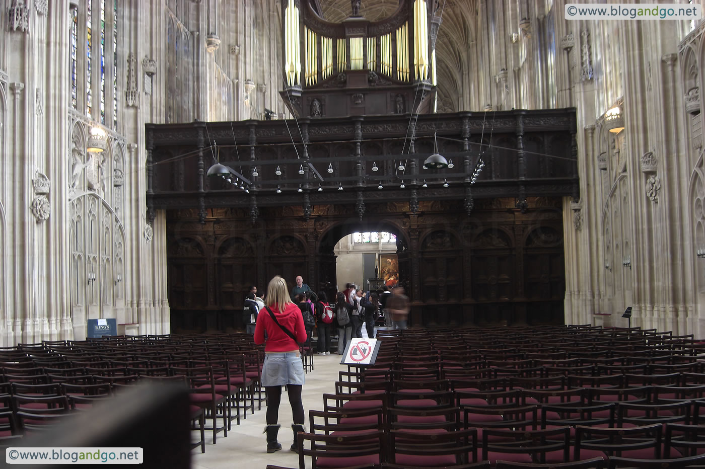 Cambridge - King's College Chapel, Wooden Screen